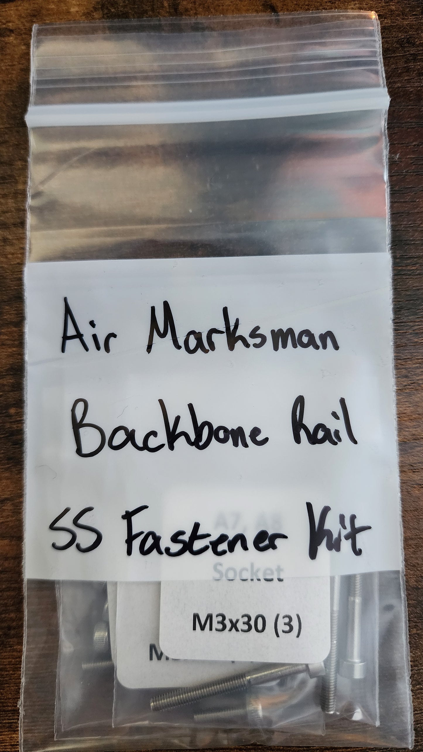 SS Fastener Kit for Air Marksman Backbone Rail