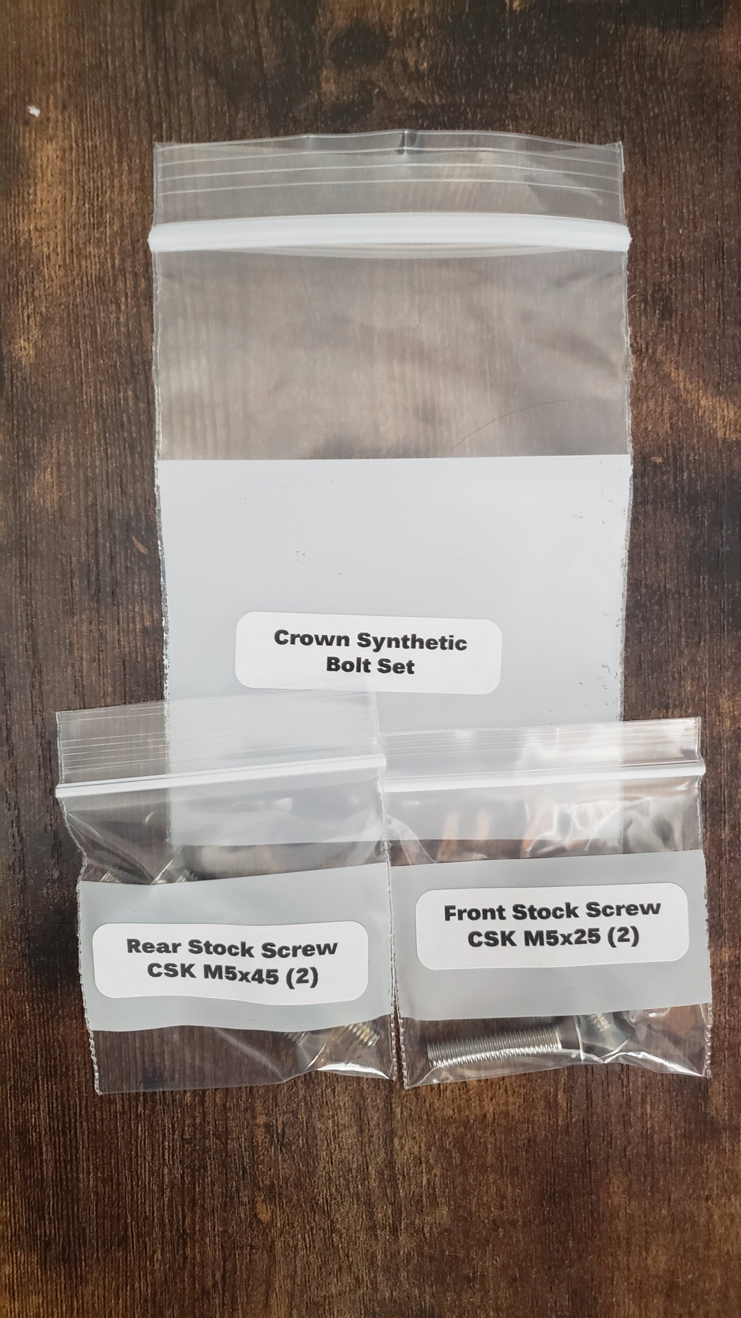 FX Crown Synthetic Stock Stainless Steel Fasteners