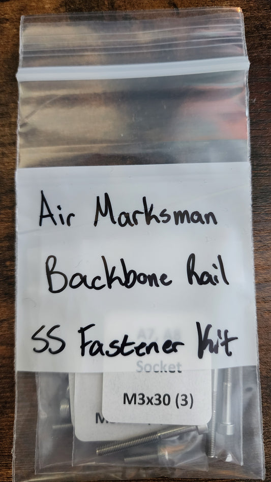 SS Fastener Kit for Air Marksman Backbone Rail